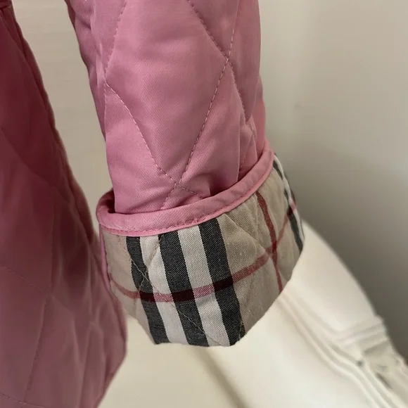 Burberry Size Small Light Pink Classic Jacket